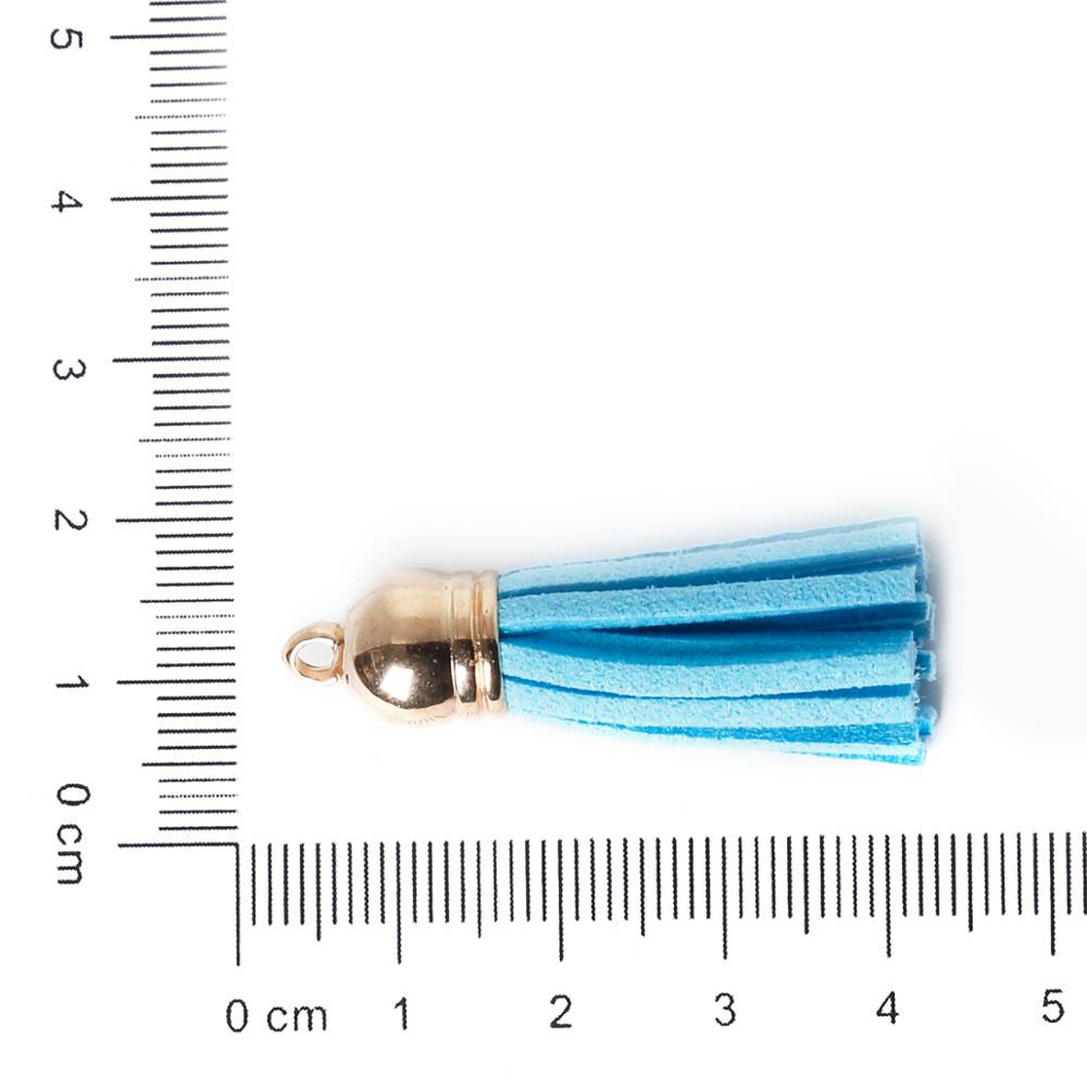 10 stuks vintage leren kwastjes, franje, spikes voor zelfgemaakte sleutelhangers, telefoon kwastjes, handgemaakte oorbellen, sieradenaccessoires: Turkoois