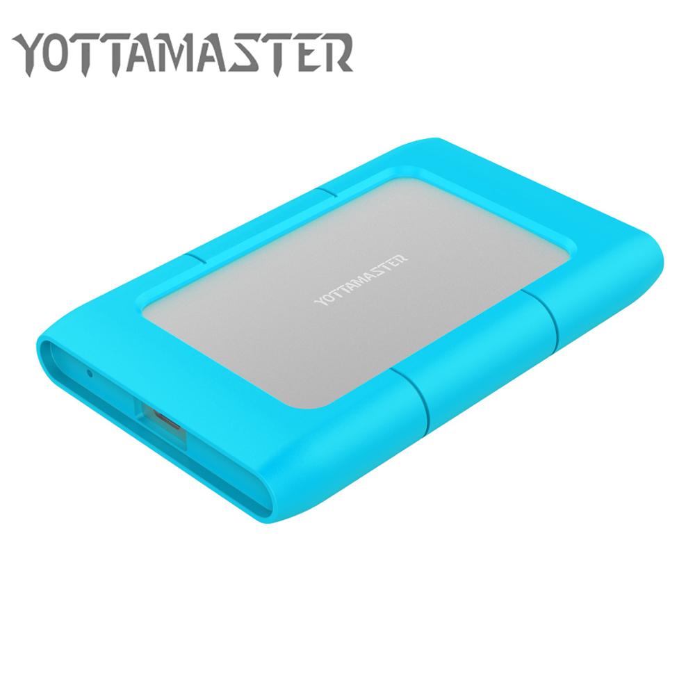 Yottamaster boîtier HDD 2.5 pouces SATA vers USB 3.1 Type C adaptateur pour Samsung Seagate SSD boîtier de disque dur boîtier de disque dur externe