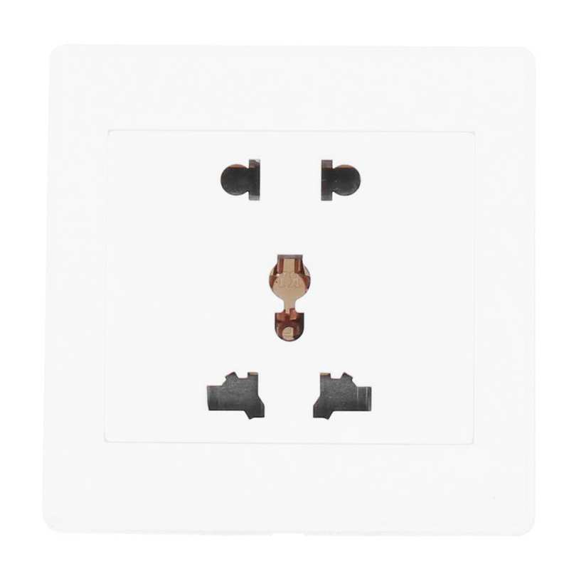 10 Sets Power Supply Socket Concealed Installation Socket Wall-Mounted 5-Hole Outlet Household Power Supplies