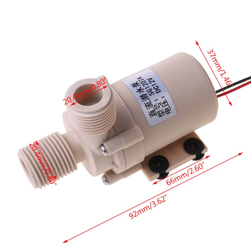 12V Solar Dompelpompen Water Pomp Circulatie 212 ° F Borstelloze Motor Hoge Druk