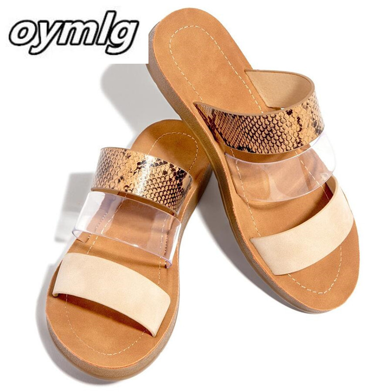 Flat bottom fashion platform sandals