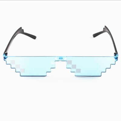 Neue Mosaik Sonnenbrille Trick Spielzeug Schurke Leben Gläser Mit Es Gläser Pixel Frauen Männer Schwarz Mosaik Sonnenbrille Lustige spielzeug: Stil 3