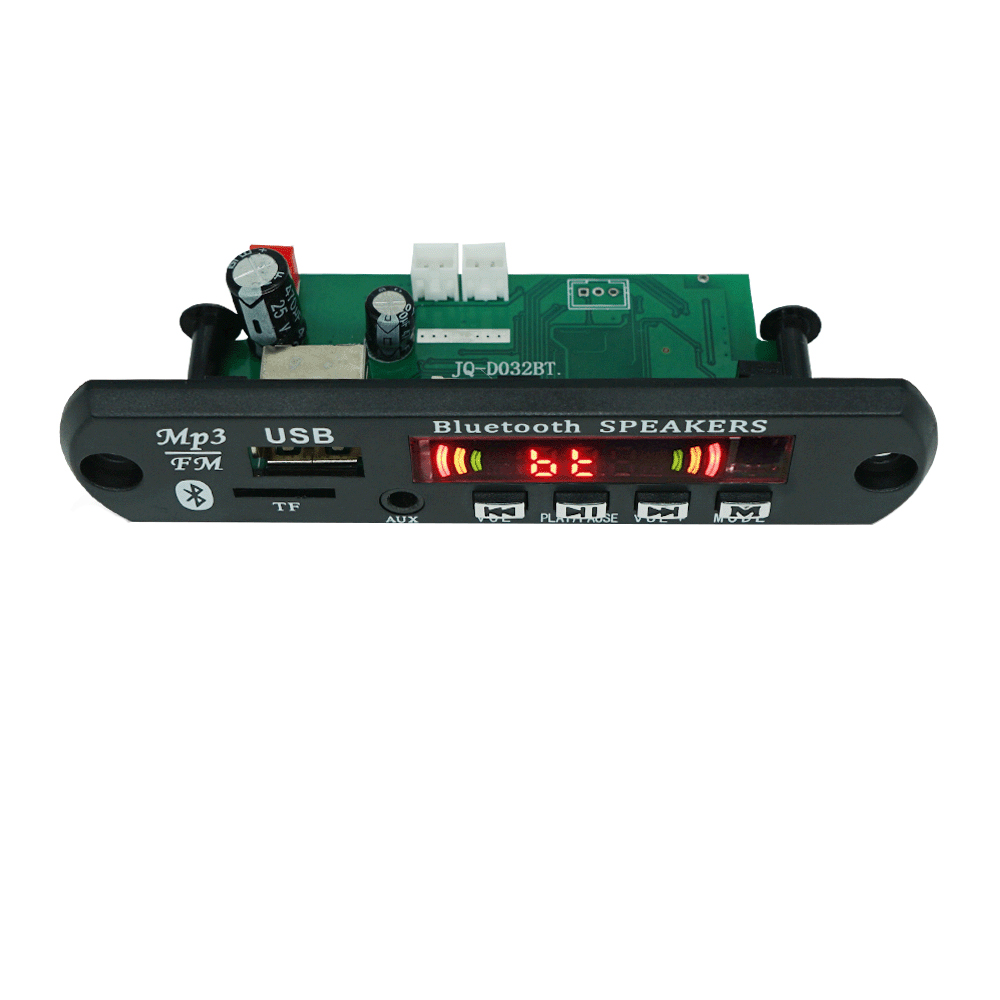Wireless 2*3W Wireless Handsfree 12v Bluetooth 5.0 MP3 Decoding Board Module Car USB MP3 Player TF Card Slot USB FM