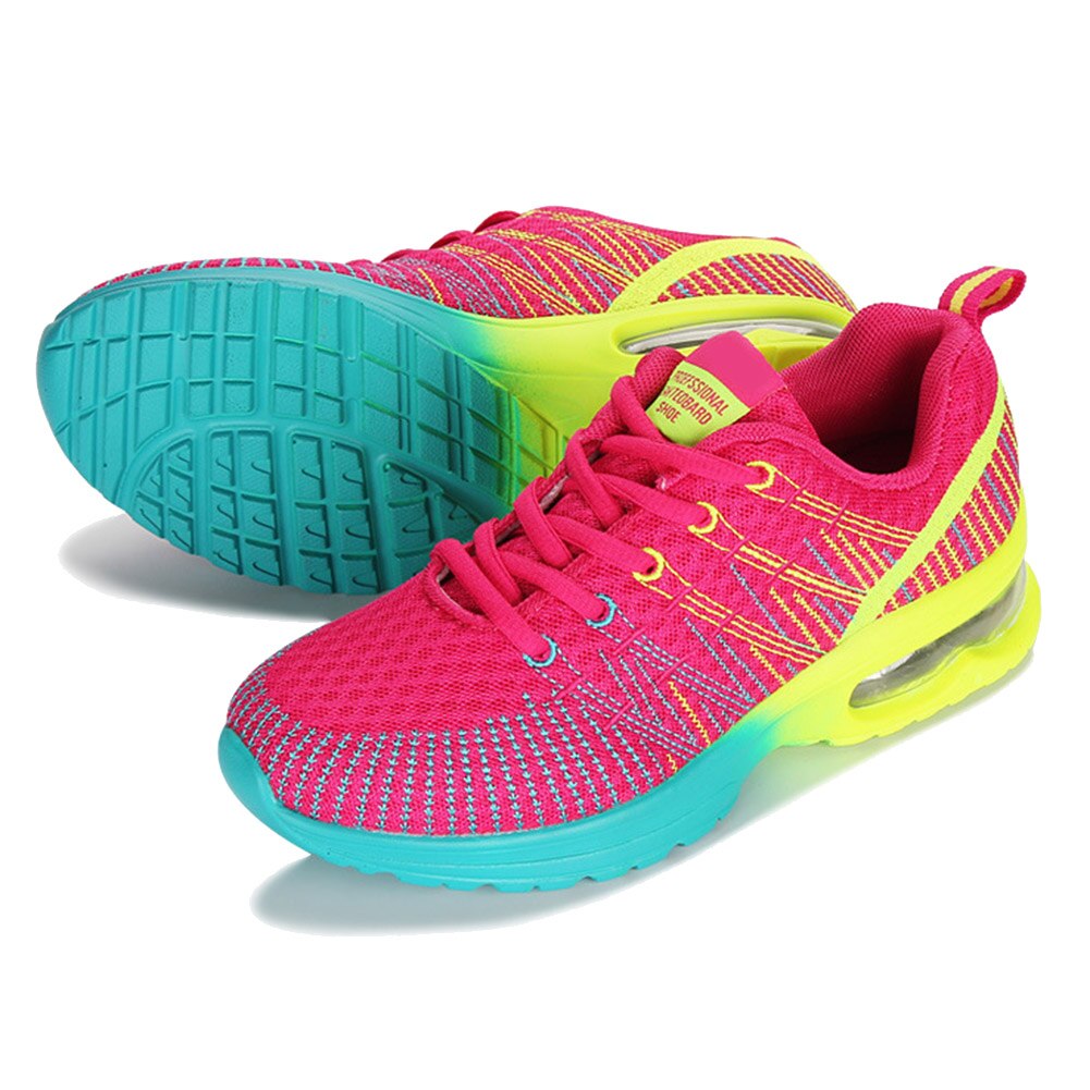 Damskie buty do tenisa poduszka powietrzna oddychające sportowe sportowe tenisówki na co dzień B2Cshop: Rose Red / 40