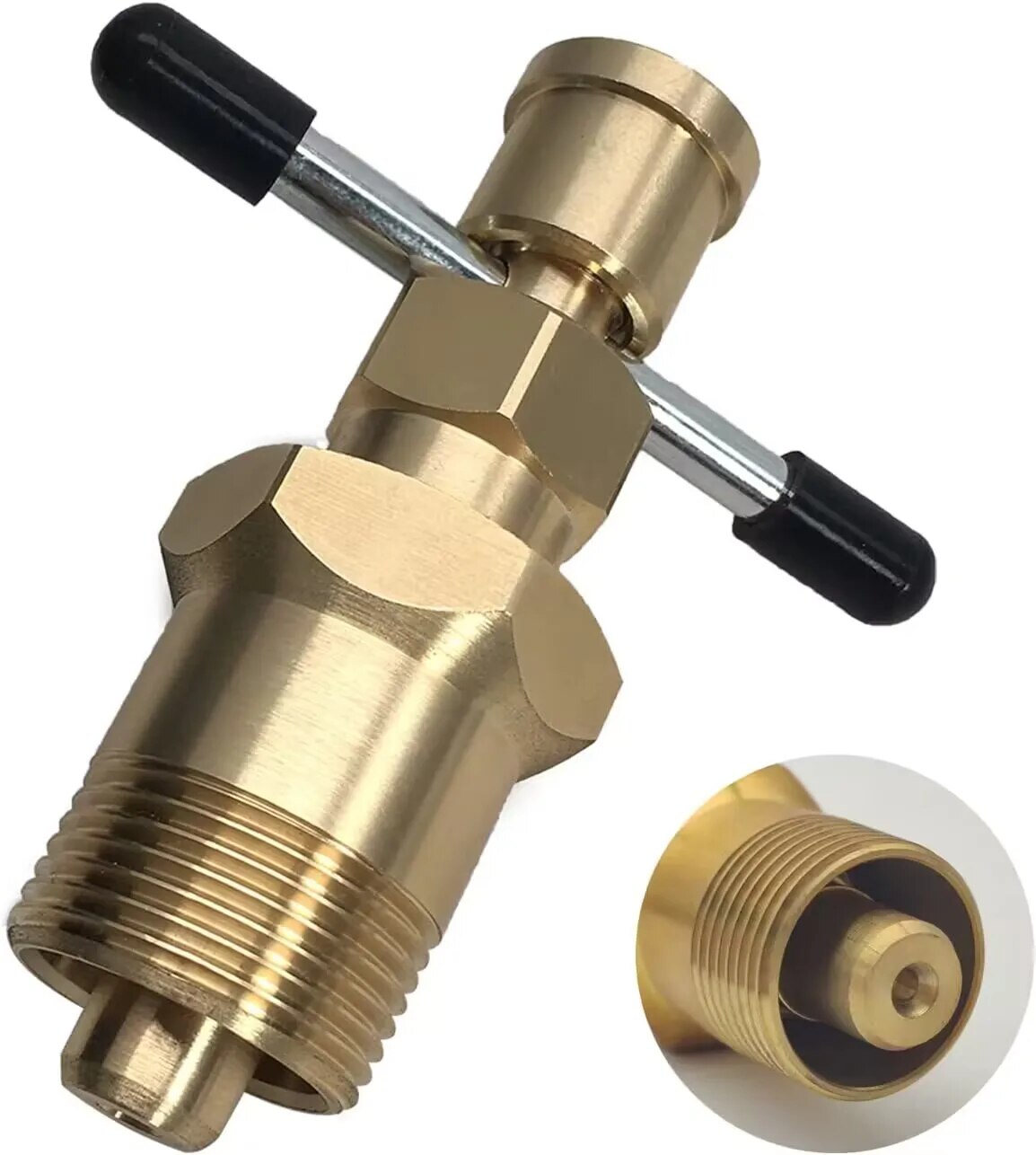 US Standard Olive Remover Puller Tool, Olive Puller Ferrule Puller voor 1/2 "/3/4" Diameter Massief Messing Fittings