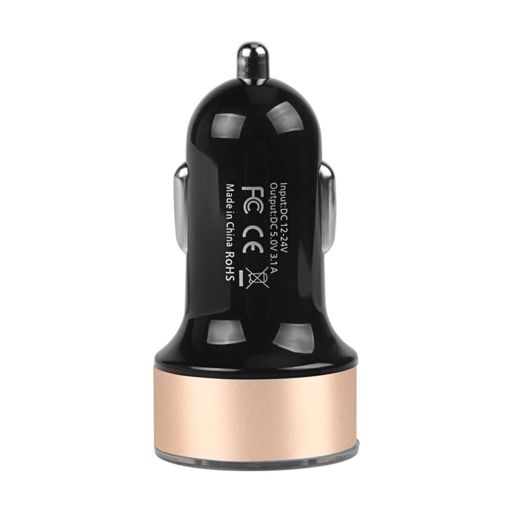 Adaptador de cargador de Teléfono de carga rápida USB 3,1 para todos los tipos de teléfonos móviles MP3 MP4 Cámara IPOD productos digitales: Dorado