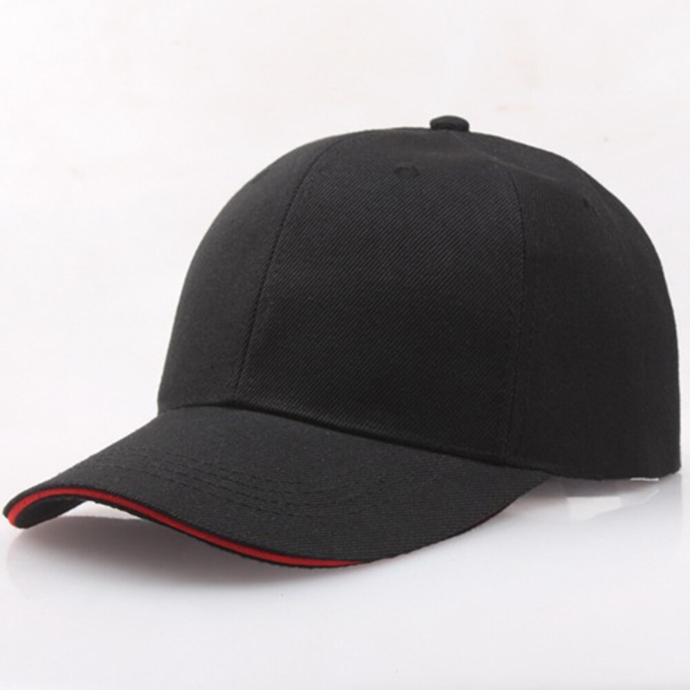 Gorras de béisbol de algodón para hombre y mujer, gorras de béisbol unisex de Color puro, ligeras, deportivas combinables con todo, unisex: black2