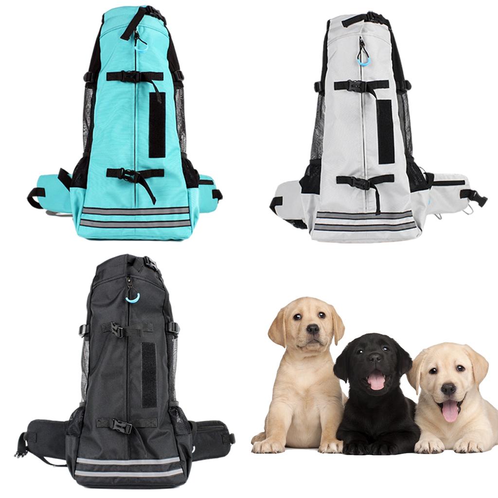Medium Dog Carrier Backpack Pet Carrier , Breathable Corgi Travel Bag for Walking Hiking Bike Motorcycle
