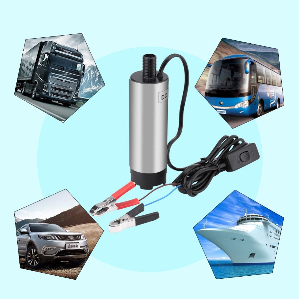 12l/min 38MM Dc Electric Submersible Pump For Pumping Diesel Oil Water , Fuel Transfer Pump ,oil Suction Pump , 12 24 V Volt
