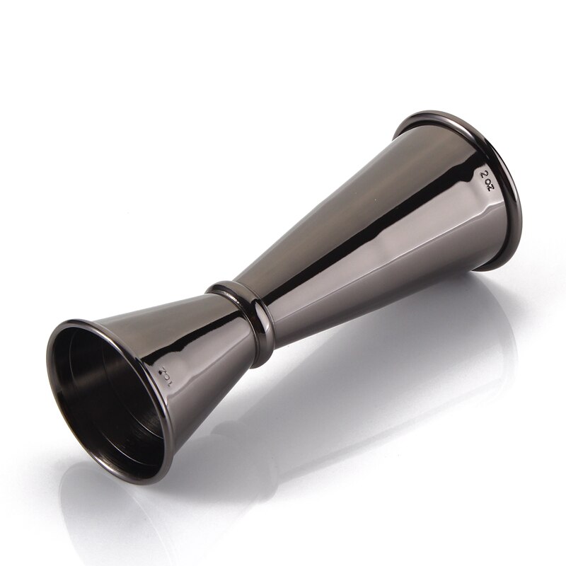 Premium Greenhill Double End Cocktail Jigger, 25/50 ml &amp; 1/2 oz with Inside Markings, 18/8 Stainless Steel Barware