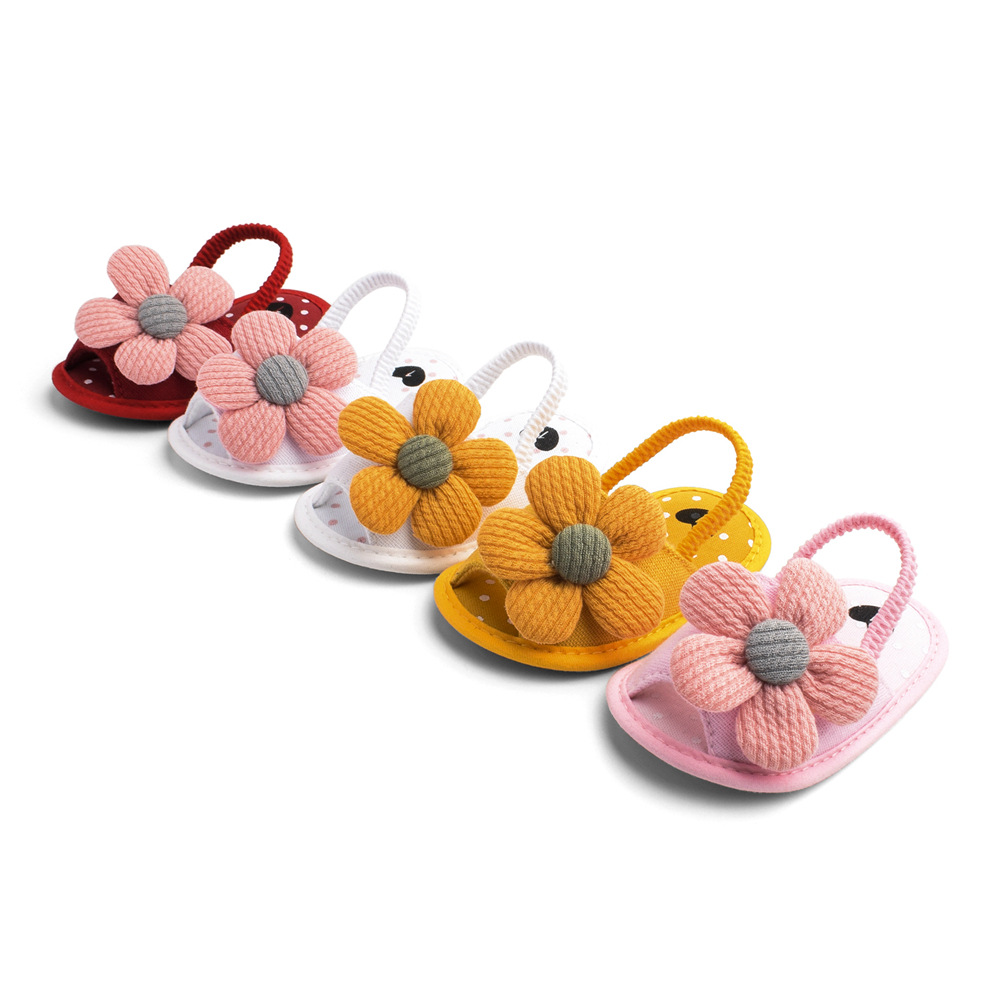 Zomer Zonnebloem Baby Sandalen Zachte Bodem Peuter Schoenen 0-1 Jaar Oude Baby Meisjes Baby Schoenen Meisjes baby Boy Schoenen