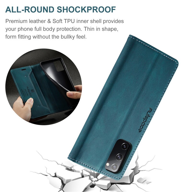 Dla Samsung S20 FE 5G przypadku skóry rocznika etui na telefony na Samsung S20 Ultra S20 Plus S20FE przypadku odwróć portfel pokrywa S 20 torby Coque