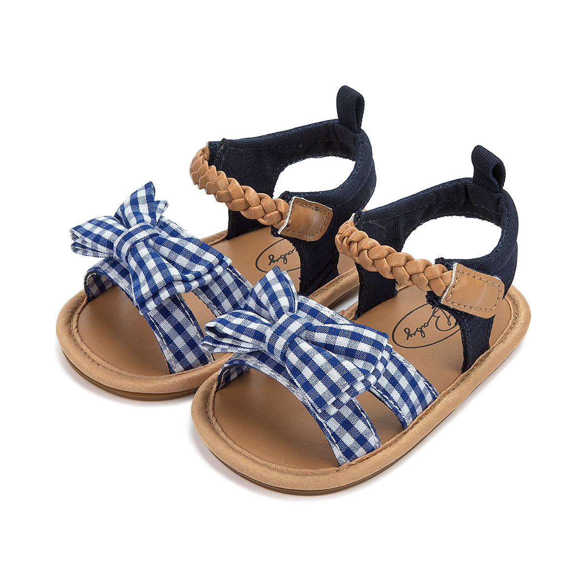 Kidsun Nieuw Product Baby Sandalen Baby Meisjes Schoenen Boog-Knoop Prinses Rubberen Zool Antislip Peuter Eerste wandelaars 2-Kleuren