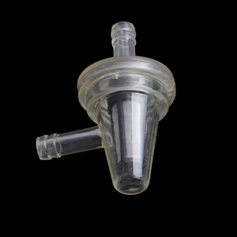 1x uniwersalny motocykl kątowy wbudowany filtr paliwa 1/4 "6mm przewody węża