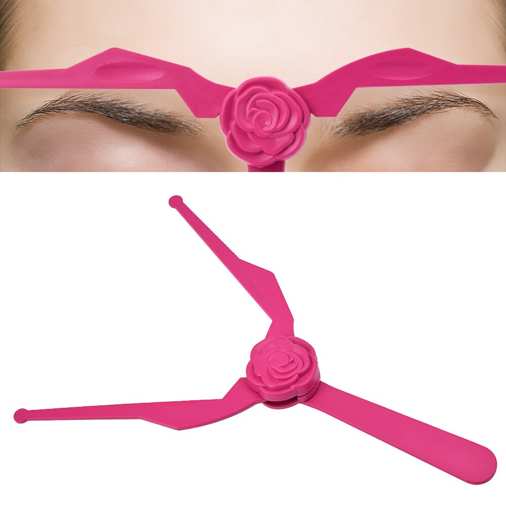 Outil de maquillage Permanent pour Microblading, modèle de sourcils en plastique à mesure symétrique, pliable, bricolage, forme de règle, accessoires