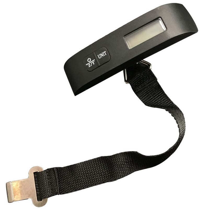 Báscula de cinturón de mano, báscula colgante Digital LCD de 50kg/10g para maleta de viaje, báscula para colgar equipaje, báscula de peso electrónica: A