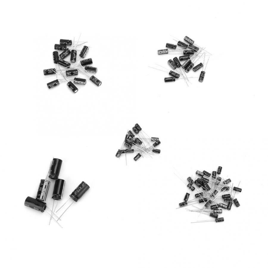 645PCS 50V Electrolytic Capacitor Monolithic Multi-layer Ceramic Capacitor Assortment Kit Ceramic Capacitor