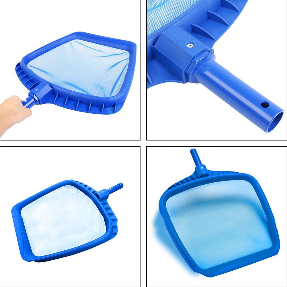 Aluminum Plastic Swimming Pool Net Leaf Rake Mesh Skimmer Telescopic Pole Pools Spas Lightweight Cleaning Tool Water Fishing Net