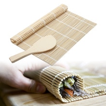 Sushi værktøj bambus rullende mat diy ris rulle kylling rulle hånd maker køkken japansk sushi maker værktøjer