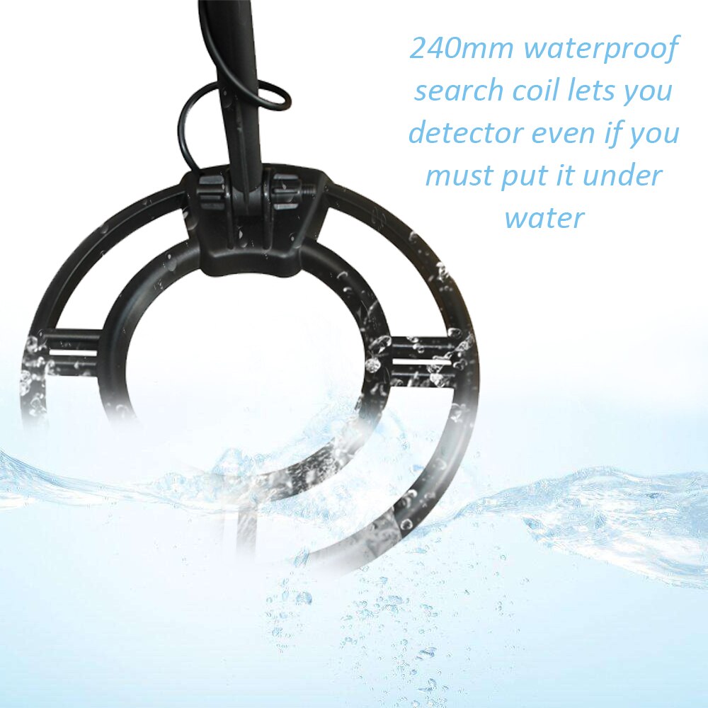 MD-4060 Metal Detector Underground Gold Detector High Accuracy Metal Finder Waterproof Search Coil Seeker Treasure