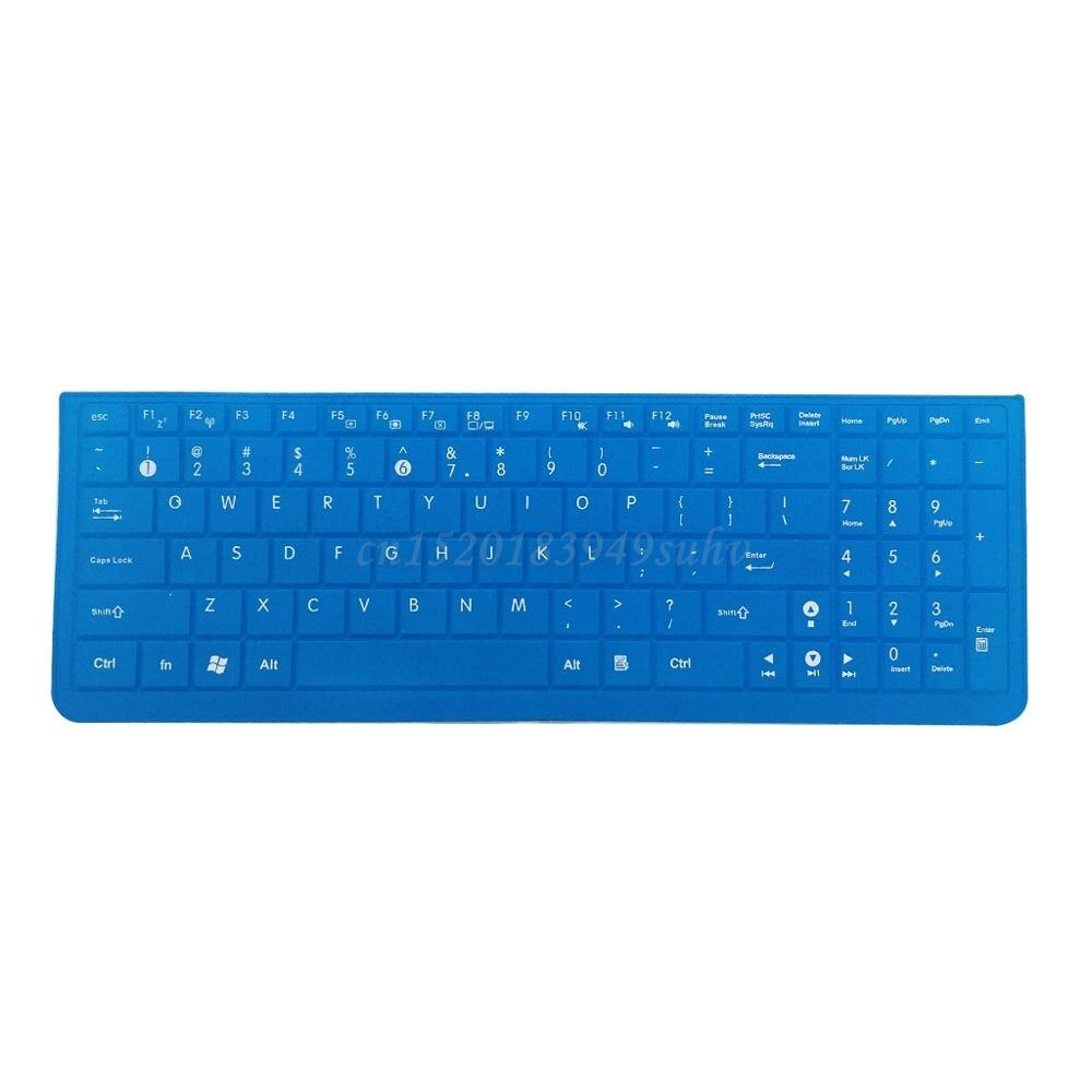 Waterproof Silicone Keyboard Protector Skin Cover Keypad Film Skin Protection dust proof film for Asus K50 Laptop Accessory