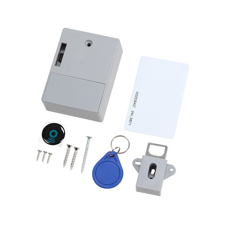 Schrank Schlösser Unsichtbare Elektronische Schloss Versteckte Keyless Schublade Türschlösser Sensor Schließfach Schrank Schlösser DIY sperren: grau einstellen 1