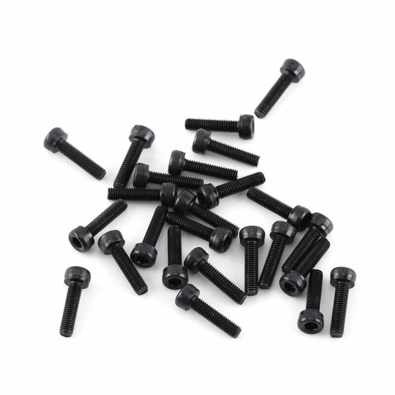 High 300pcs M3(3mm) Black Alloy Steel High Tensile Allen Bolts Hex Button Flat Socket Head Cap Screws Nuts Washer Set