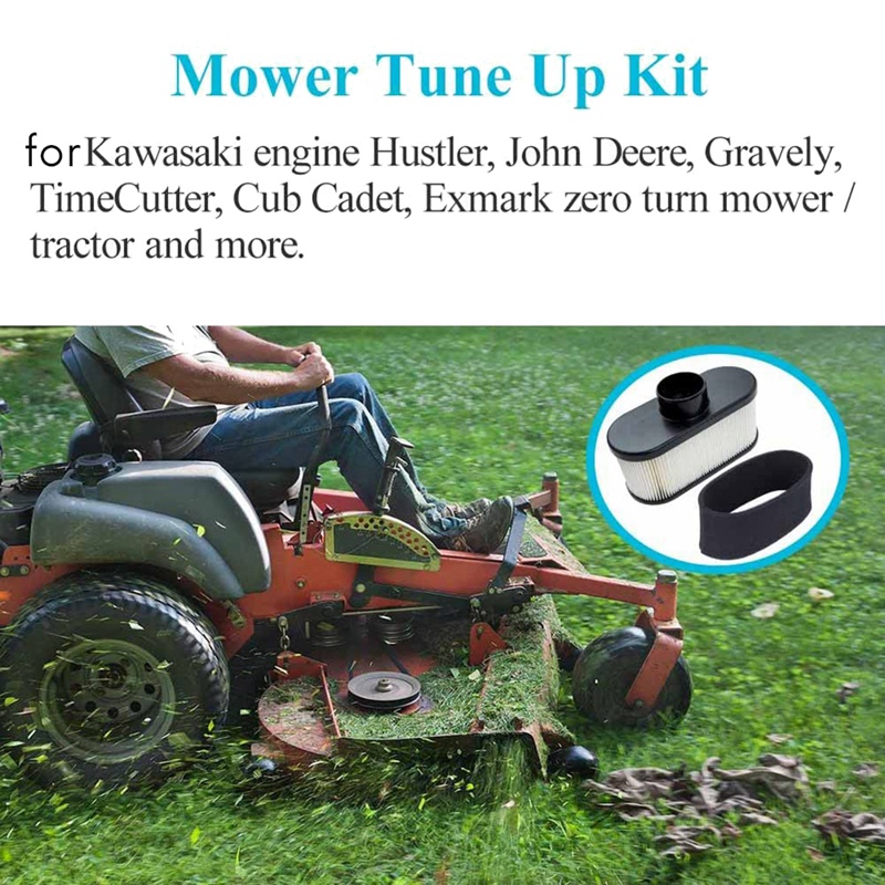 Tune Up Kit For Kawasaki FR651V FR730V FS481V Lawn Mower Tractor,Replace 49065-7007 Oil Filter 11013-7047 Air Filter