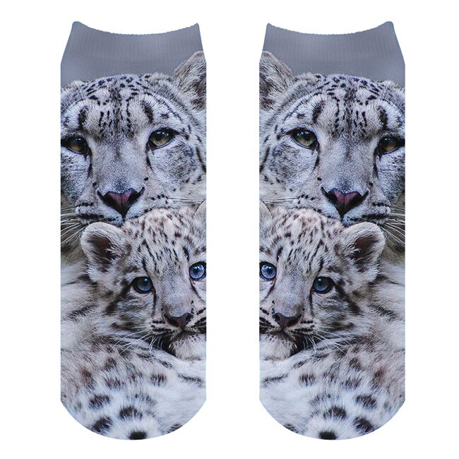 BAEKADOO Unisex Casual algodón 3D dibujos animados impreso Calcetines: A126