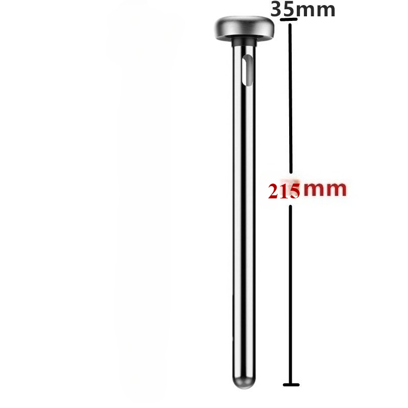 Kylpinne för vinflaskor i rostfritt stål med luftningsanordning och hällpipsfrys: Röd