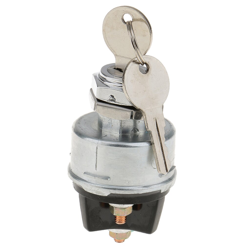 Replacement Forklift 12V ON /OFF /Start Ignition Switch Lock With 2 Keys