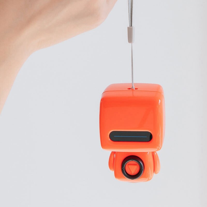 Draagbare Bluetooth Draadloze Oplaadbare Leuke Robot Vorm Speaker Muziekspeler Stereo Bluetooth Speakers