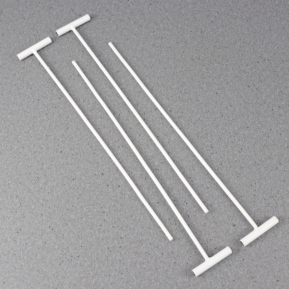 8 pezzi pratica porta gabbia per uccelli sbarra di ferro ingresso filo porta piccione asta porta creativa sbarra