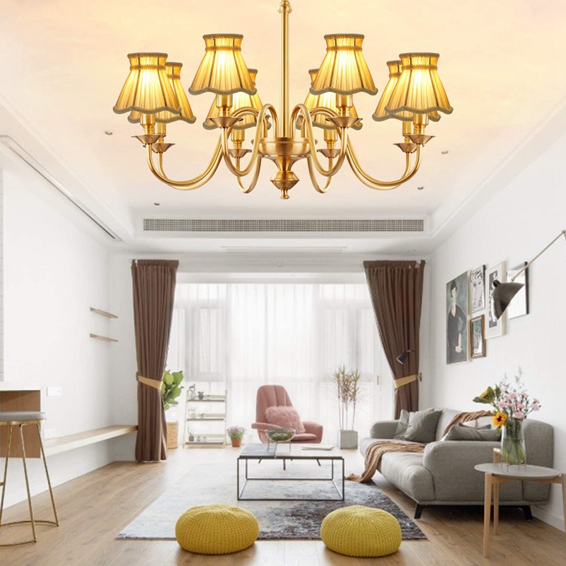 Kaars Kroonluchter Lampenkap Set Van 2 Clip On Licht Lampenkap Wandlamp Stof Licht Schaduw