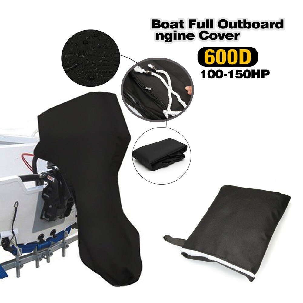 620D full Outboard Motor Cover Rain cover for 100-150HP Boat Motors Waterproof