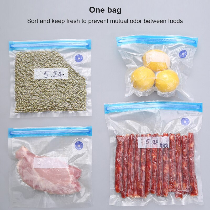 Zip Lock Bags Reclosable Transparent Food Vacuum Compression Bag Vacuum Storage Bag Poly Clear Bags Food Storage Rangement
