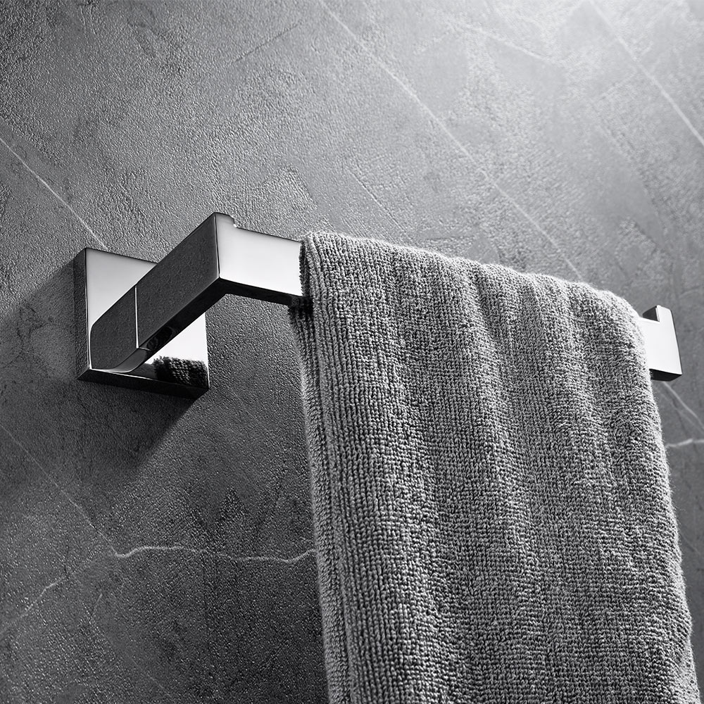 1 pcs SUS 304 Roestvrij Staal Enkele Handdoek Bar Wall Mounted Handdoek Ring Handdoekenrek Houder Badkamer Accessoires