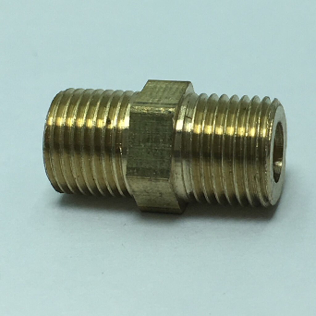 DN6 Male To DN6 Male Thicken Brass Connector Fitting Bushing