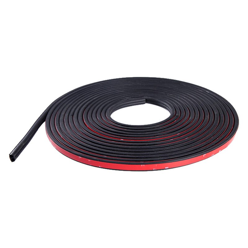 B Shape Car Rubber Strip Car Door Seal Strips Sticker Weatherstrip Rubber Seals Sound Insulation Sealing Car Accessories 5M: Default Title