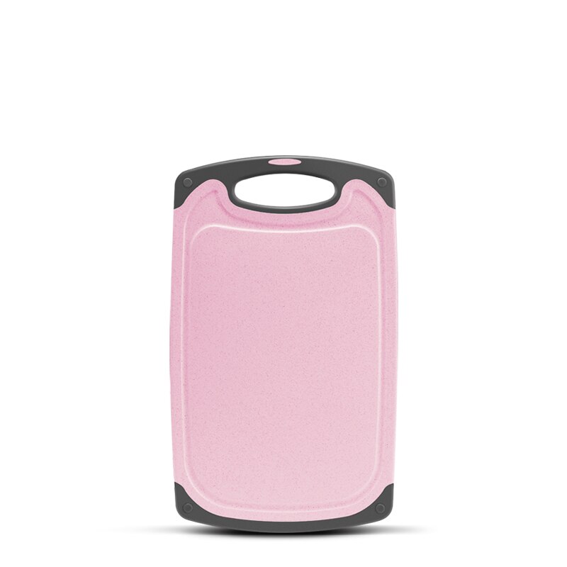 Tabla de cortar antibacteriana de fibra multifunción, Nano, resistente al calor, tablas de cortar frutas, herramientas de cocina, JCFCJ184: Pink / 24x0.8x40cm
