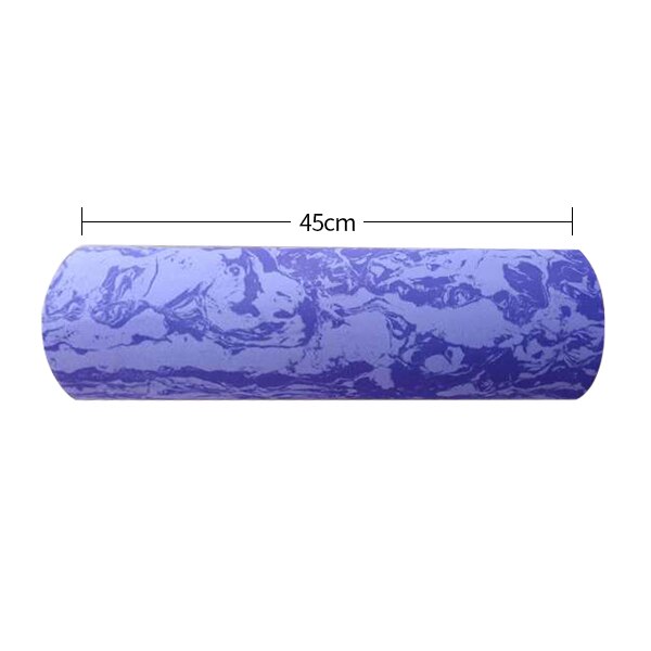 45/60CM Iridescent Cloud Yoga Foam Roller Pilates Block High-density Floating Roller GYM Fitness Body Massage Roller: Silver