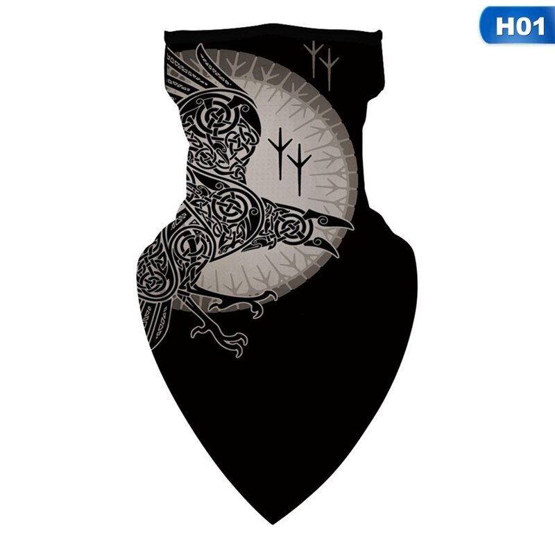 Unisex Bandana Tube Head Scarf Neck Gaiter Face Shield Mouth Cover Triangle Mask Outdoor Breathable Bike Bicycle Motorcycle: H01