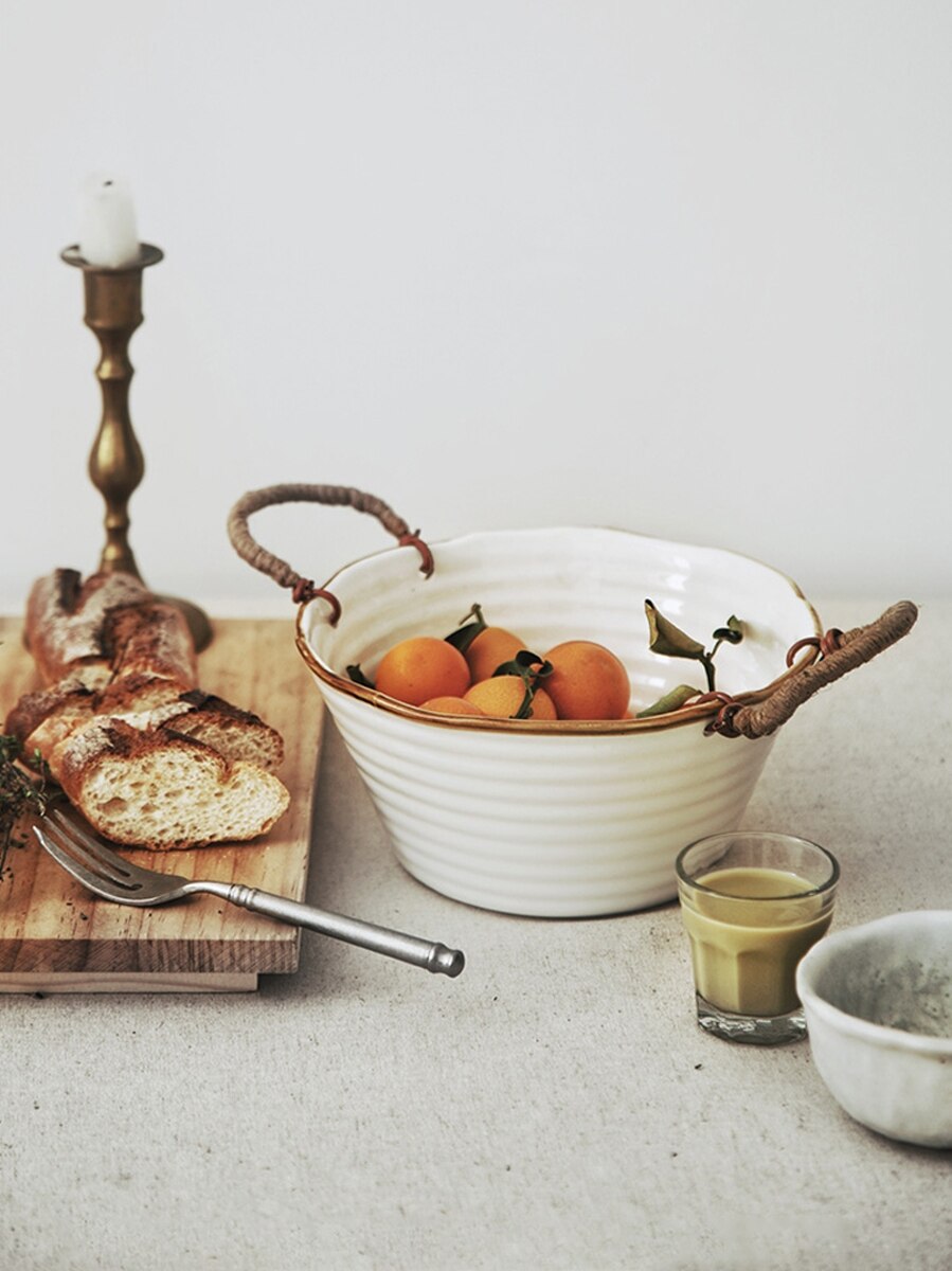 Japanese style retro ceramic bowls and home dishes Ramen bowl salad bowl ceramic retro tableware