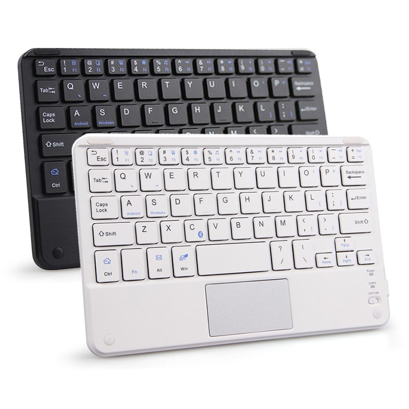 Touchscreen Bluetooth 3.0 Wireless Keyboard Voor Android Windows Systeem Tablet Laptop Met Touchpad Toetsenbord