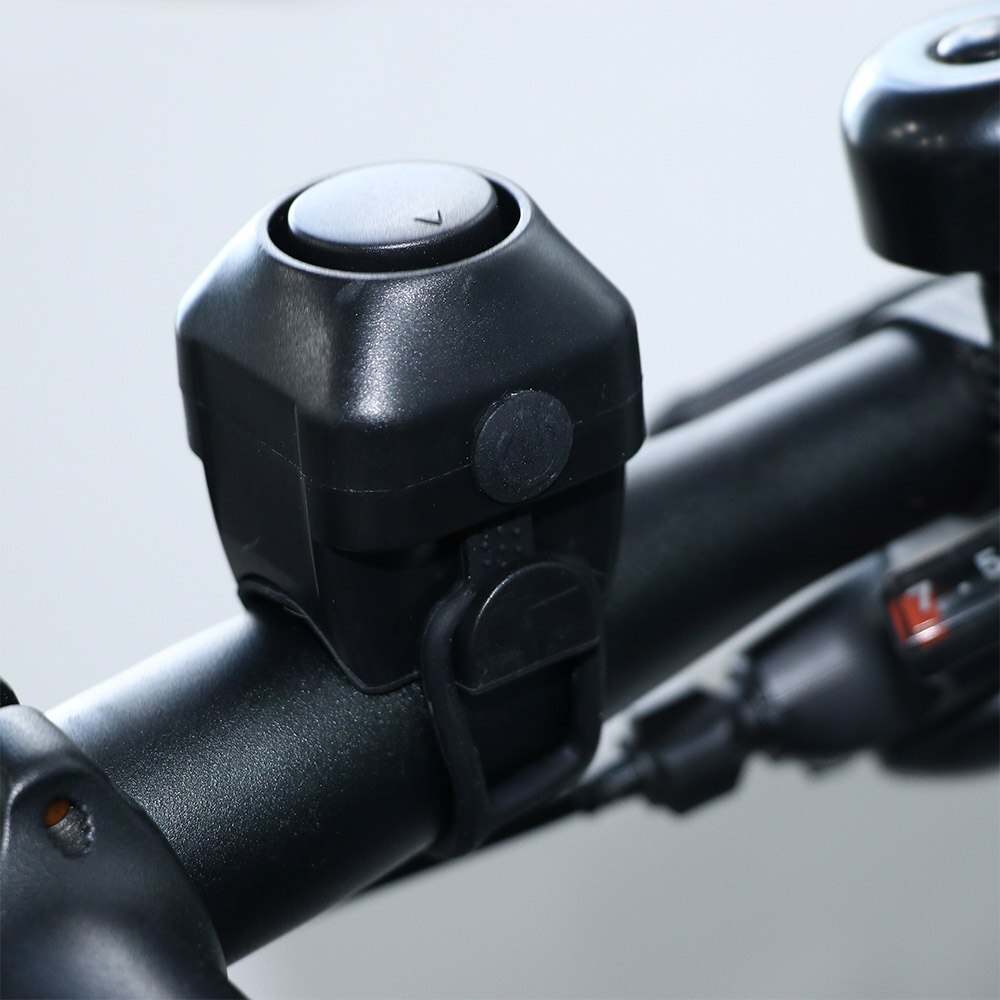 Sonnette puissante pour vélo électrique 130 dB, klaxon à fixer au guidon, accessoire d'avertissement sonore pour les cyclistes