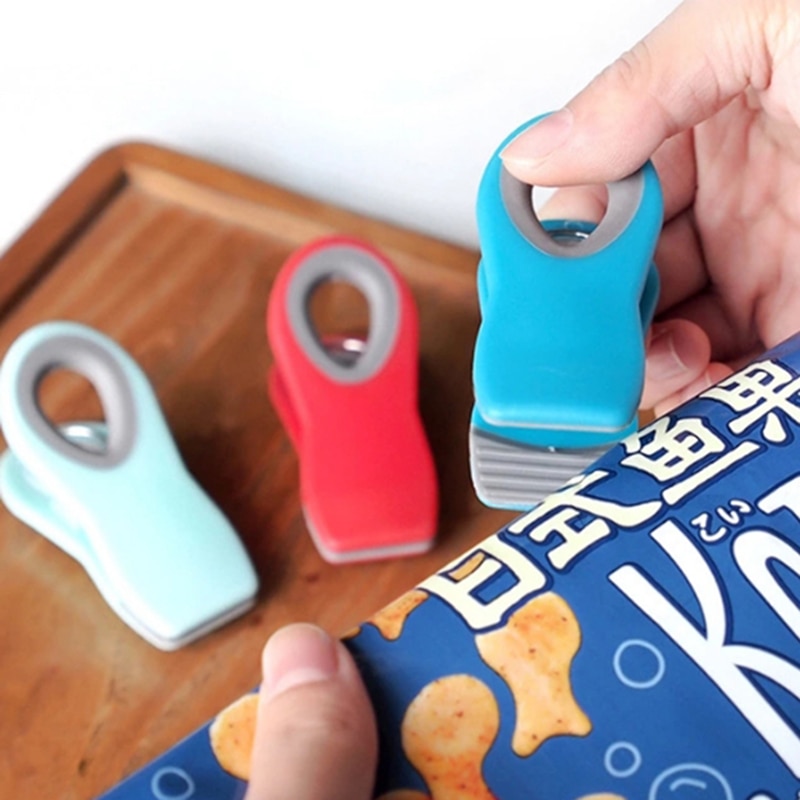 Magnetic Multipurpose Bag Clips Bag Fresh-Keeping Clamp Sealer For Kitchen，Refrigerator magnet