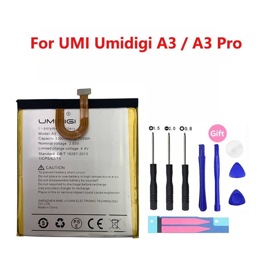 Para umi umidigi bateria a3 a5 um s2 f1 jogar f2 s3 super toque z z2 pro max lite telefone de alta qualidade substituição backup batteria