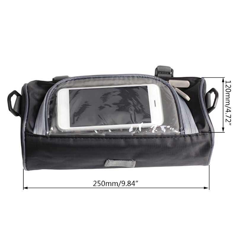 Moto avant guidon étanche téléphone portable écran tactile sac de rangement L41C