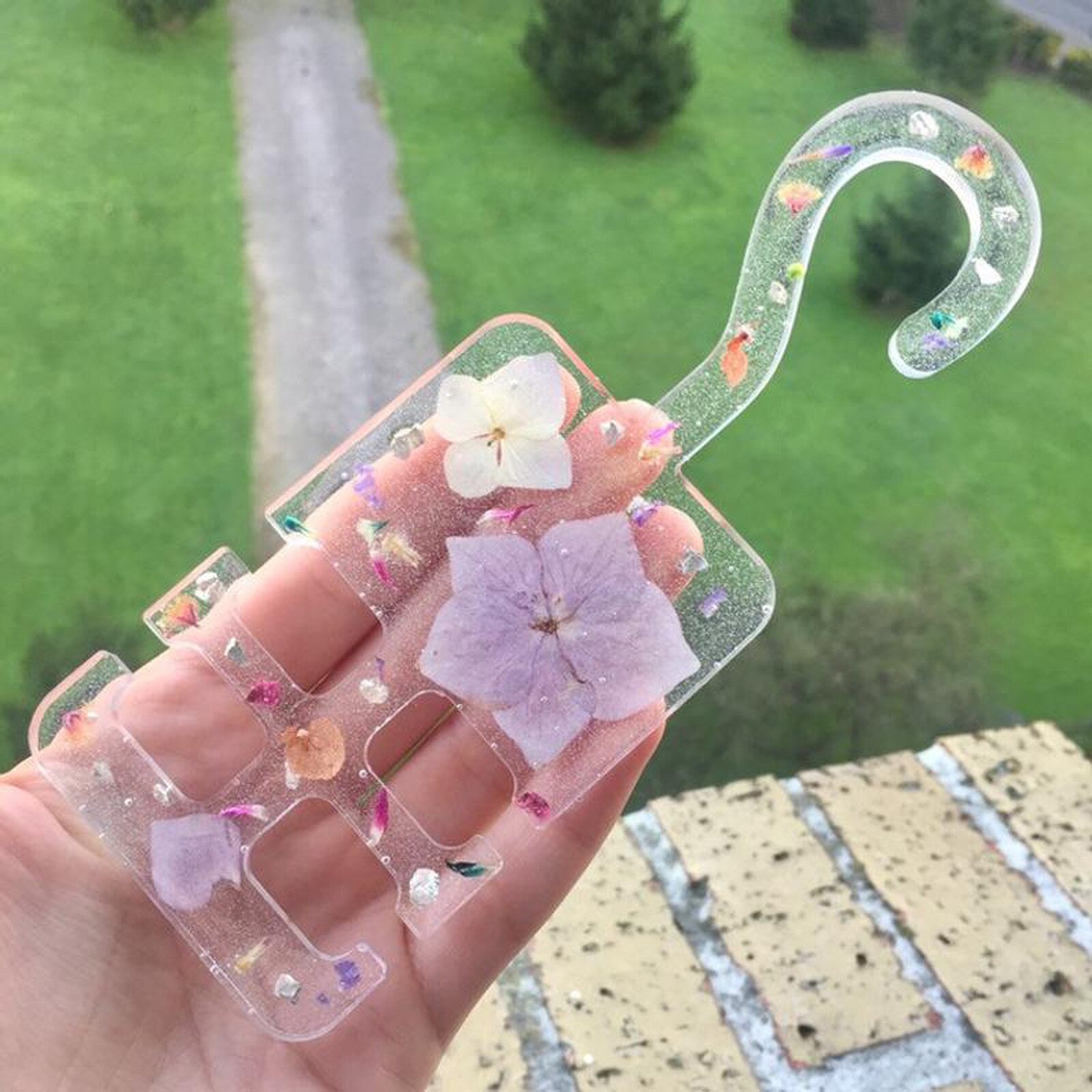 DIY Epoxy Mold Storage Hook Silicone Mold Flower Mask Hanger Mold Mask Hanger Mold DIY Glue Mold Storage Hook Silicone Mold