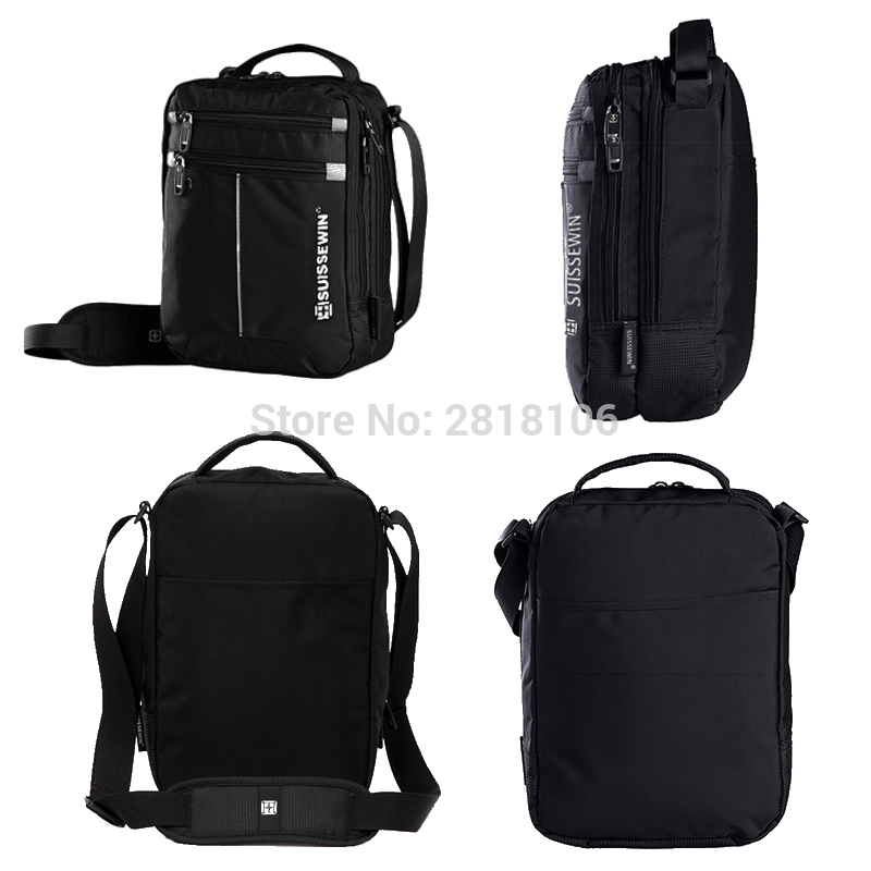 Messenger Shoulder Bag 11 inch Black Bag handy crossbody bag for students Casual Oxford Messenger Satchel SNB026